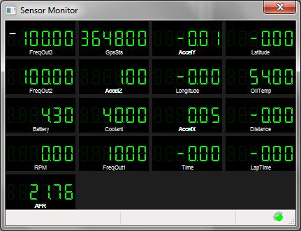Sensor monitor